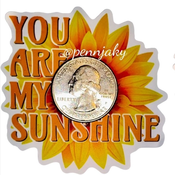 🌻2 for $9 or 4 for $15🌻 Pretty Sunflower 🌻 You are my sunshine decal - Picture 2 of 8
